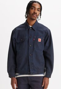 Levi's® Workwear SUNRISE TRUCKER - Chaqueta vaquera - dress blues