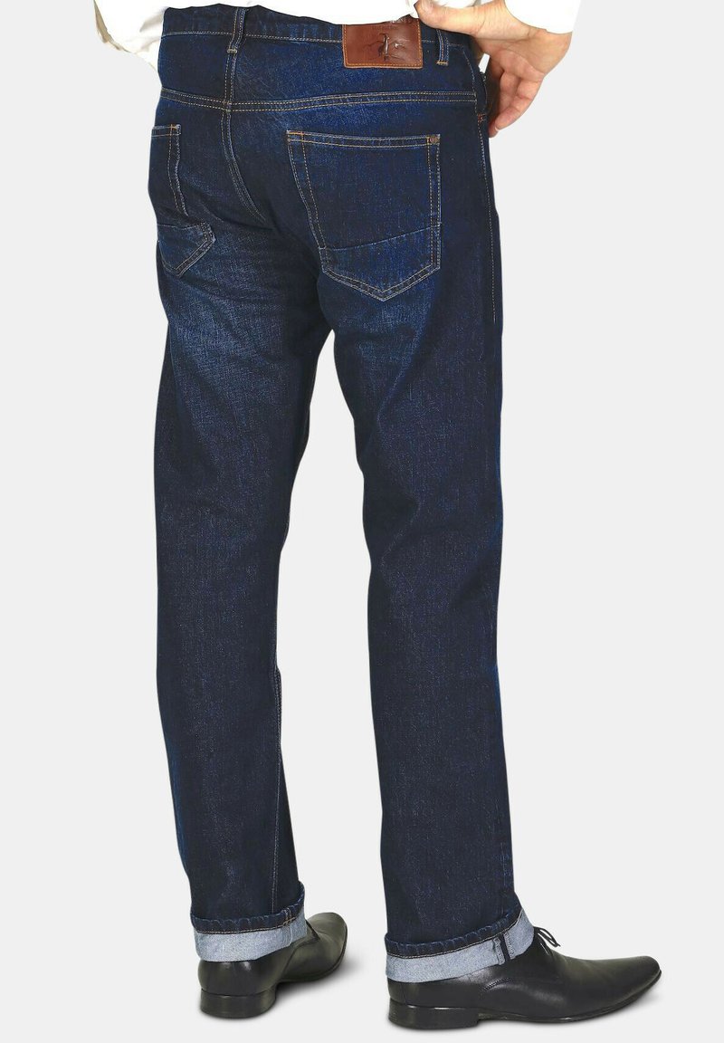 Herren Skinny Fit | Torland Jeans Straight Leg dark indigo/dark-blue denim - SK91920 Herren Skinny Fit | Torland Jeans Straight Leg dark indigo/dark-blue denim - SK91920