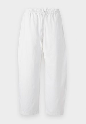 Abercrombie & Fitch PULL ON BARREL - Stoffhose - white