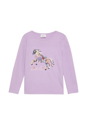 s.Oliver T-SHIRT - T-shirt à manches longues - lila
