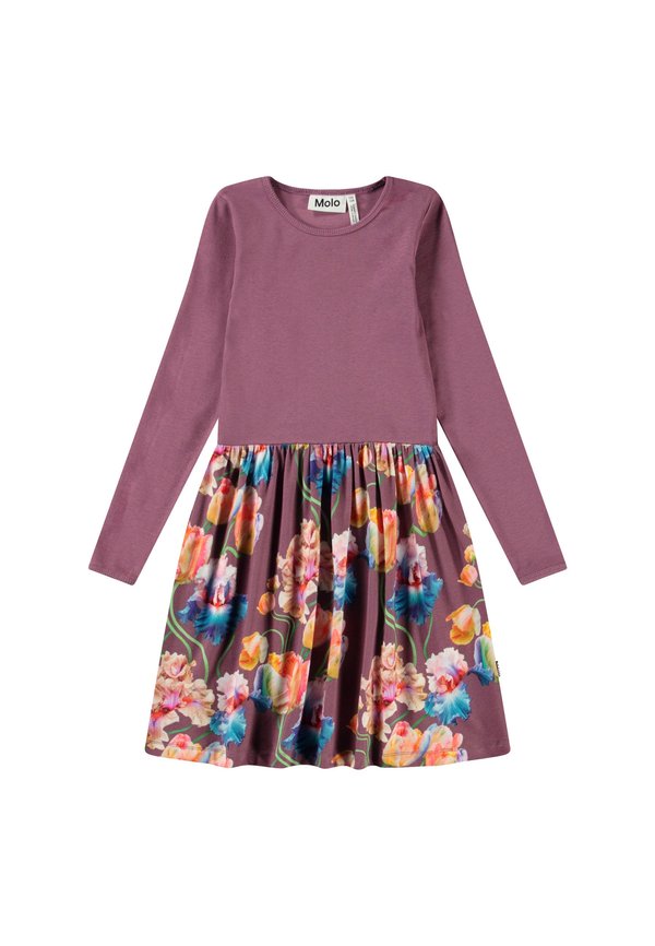 CREDENCE DRESS LONGSLEEVE - Freizeitkleid - rainbow tulips