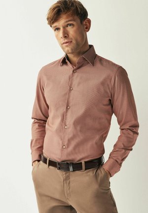 Next TRIMMED SINGLE CUFF - Camisa - red geometric