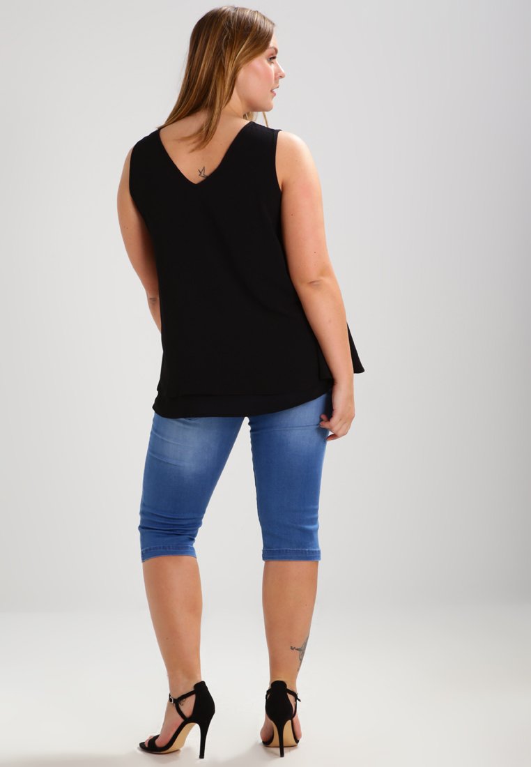 Damen Kleider | Zizzi EMILY Jeans Shorts light blue denim/light-blue denim - IC45591 Damen Kleider | Zizzi EMILY Jeans Shorts light blue denim/light-blue denim - IC45591