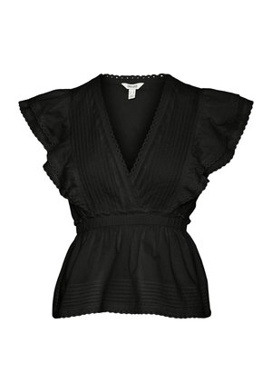 Vero Moda, PEPLUM TOP AWNORDEN TOP - Blouse - black