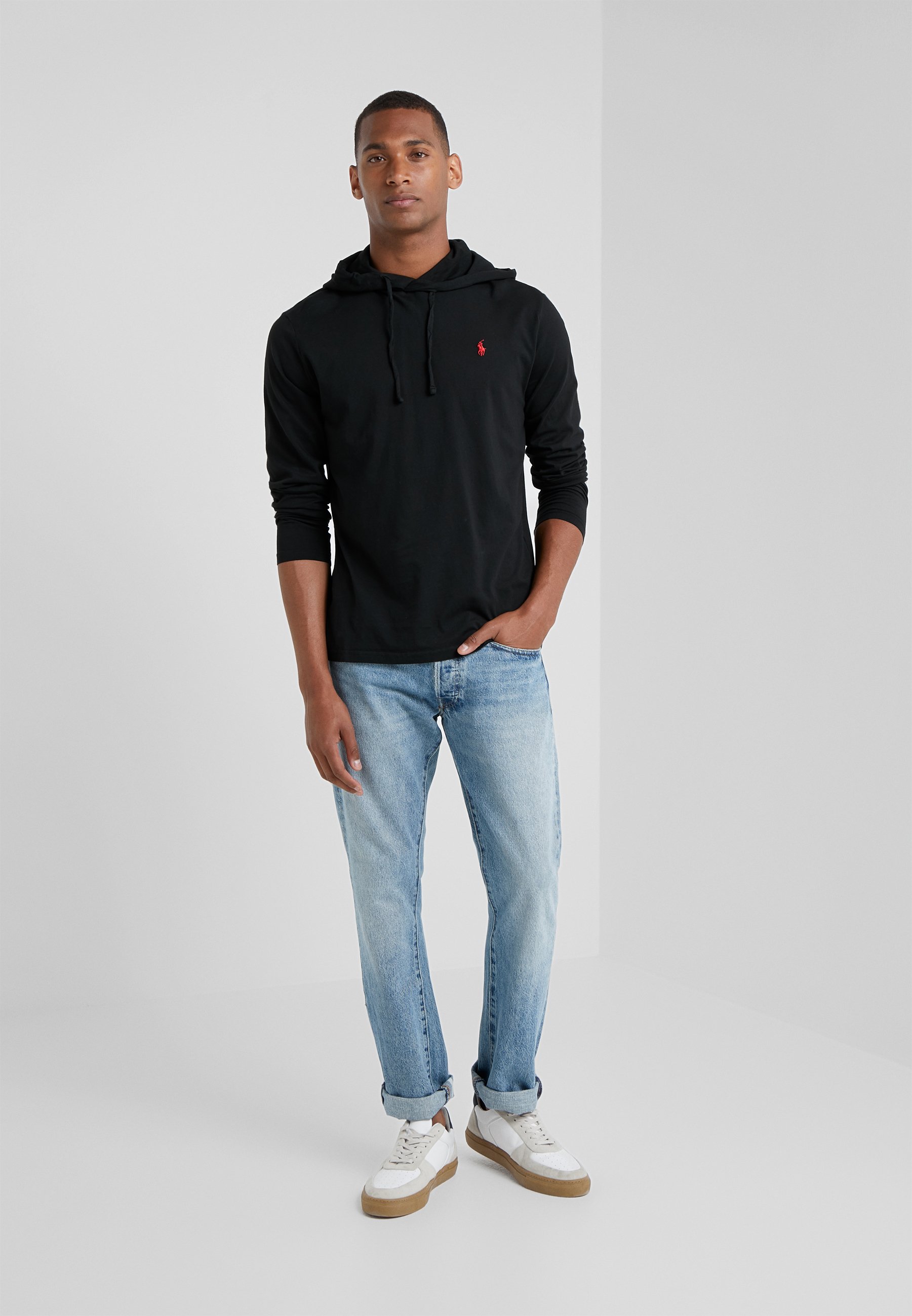 Polo Ralph Lauren Maglietta a manica lunga - black/red/nero - Zalando.it
