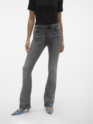 VMFLASH - Bootcut piegriezuma džinsi - medium grey denim