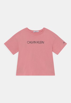 INSTITUTIONAL LOGO BOXY - T-shirt print - soft berry