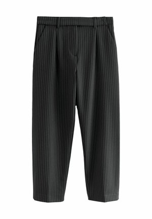 PONTE BARREL LEG - REGULAR FIT - Stoffhose - black