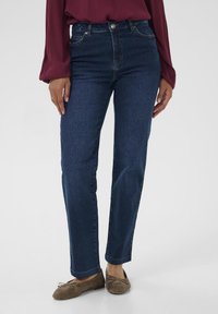 Kaffe MARIS REGULAR FIT  - Jeans straight leg - dark blue denim