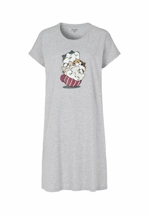 Cellbes of Sweden, SHORT-SLEEVED TRICOT NIGHTDRESS - Nightie - grey melange