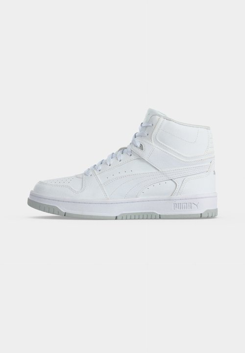 PUMA REBOUND SLAM MID JR UNISEX - High-top trainers - white/cool light gray/black — foto 2