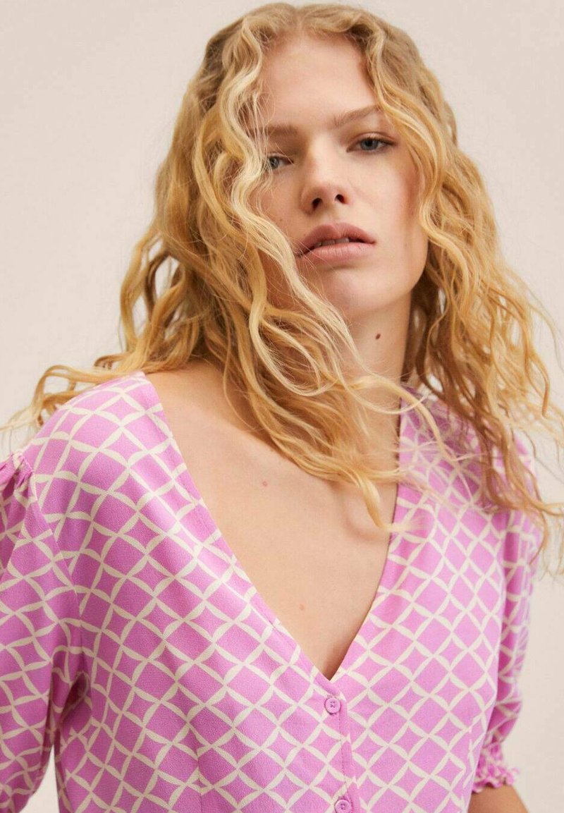 Damen Hemdblusen | Mango BEADY Bluse pink - UG63260 Damen Hemdblusen | Mango BEADY Bluse pink - UG63260