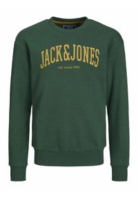 Jack & Jones Jjolive Sweat Crew Neck Felpa da Uomo, Black/Print: Jack&Jones, S