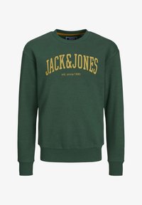 Jack & Jones Jjolive Sweat Crew Neck Felpa da Uomo, Black/Print: Jack&Jones, S Jack & Jones Jjolive Sweat Crew Neck Felpa da Uomo, Black/Print: Jack&Jones, S