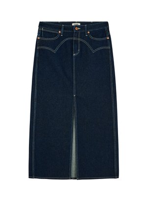 Wrangler, WESTERN MIDI SKIRT - Jupe en jean - dark orbit