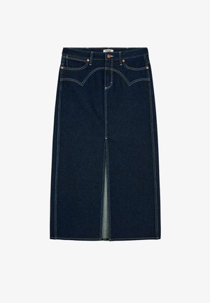 Wrangler, WESTERN MIDI SKIRT - Jupe en jean - dark orbit