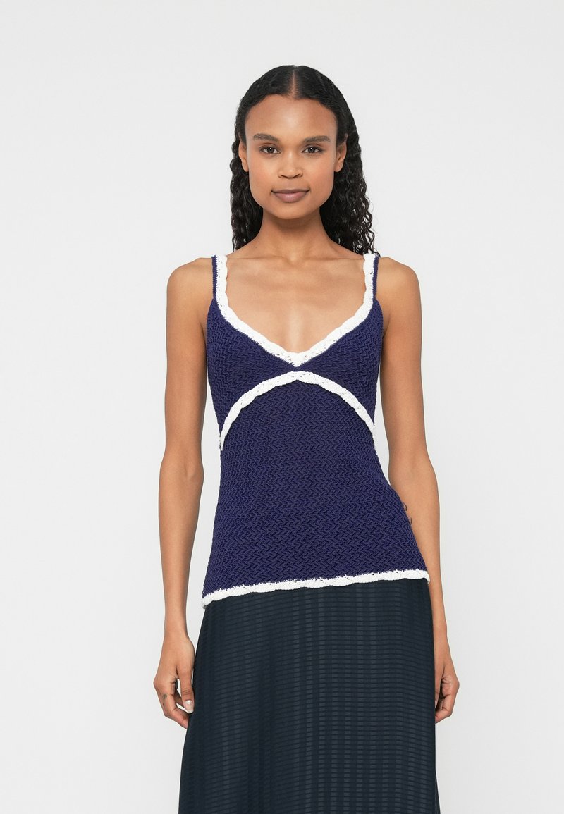 Emporio Armani Top paars Emporio Armani Top paars