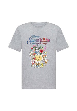 SNOW WHITE - SEVEN DWARFS - T-Shirt print - heather grey