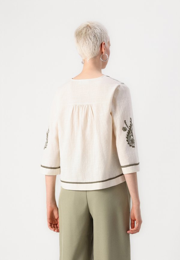 VIJOSLA V NECK - Blouse - birch2