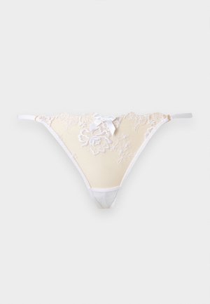 Agent Provocateur, MELANIE - G-string gaćice - white/sand