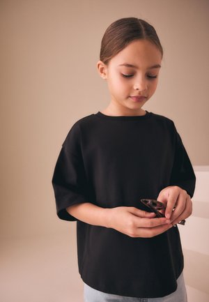 Next, OVERSIZED HEAVYWEIGHT BOXY  - T-shirt basique - black