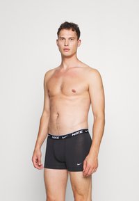 Nike Underwear TRUNK 3 PACK - Cuecas boxer - charcoal hthr/jade smoke/black