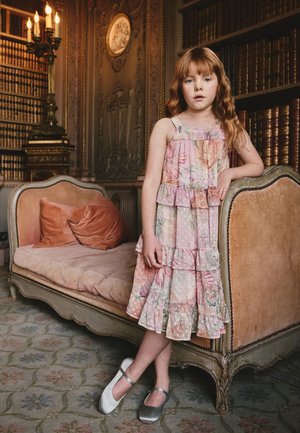 Next, REGULAR FIT - MIXED PRINT STRAPPY OCCASION DRESS  . - Robe de jour - pink