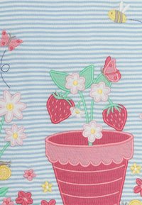 JoJo Maman Bébé APPLIQUE - REGULAR FIT - Camiseta estampada - blue strawberry