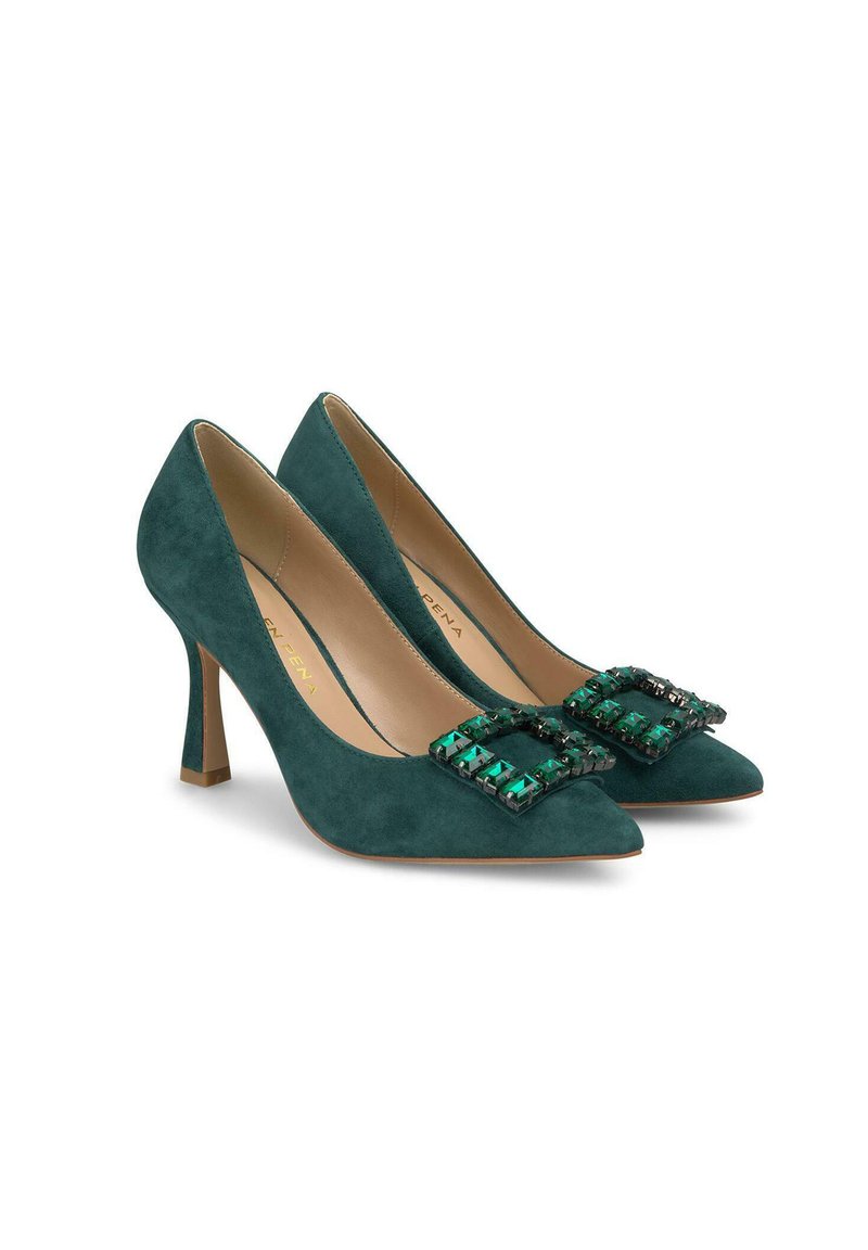 Alma en Pena Zapatos altos Spruce green/verde abeto