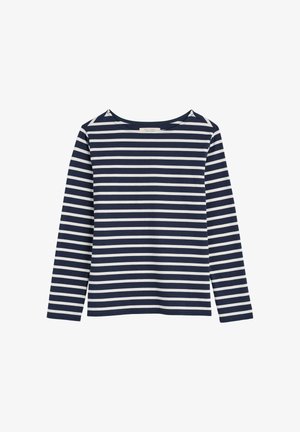 Seasalt Cornwall, SAILOR - T-shirt à manches longues - navy breton maritime chalk
