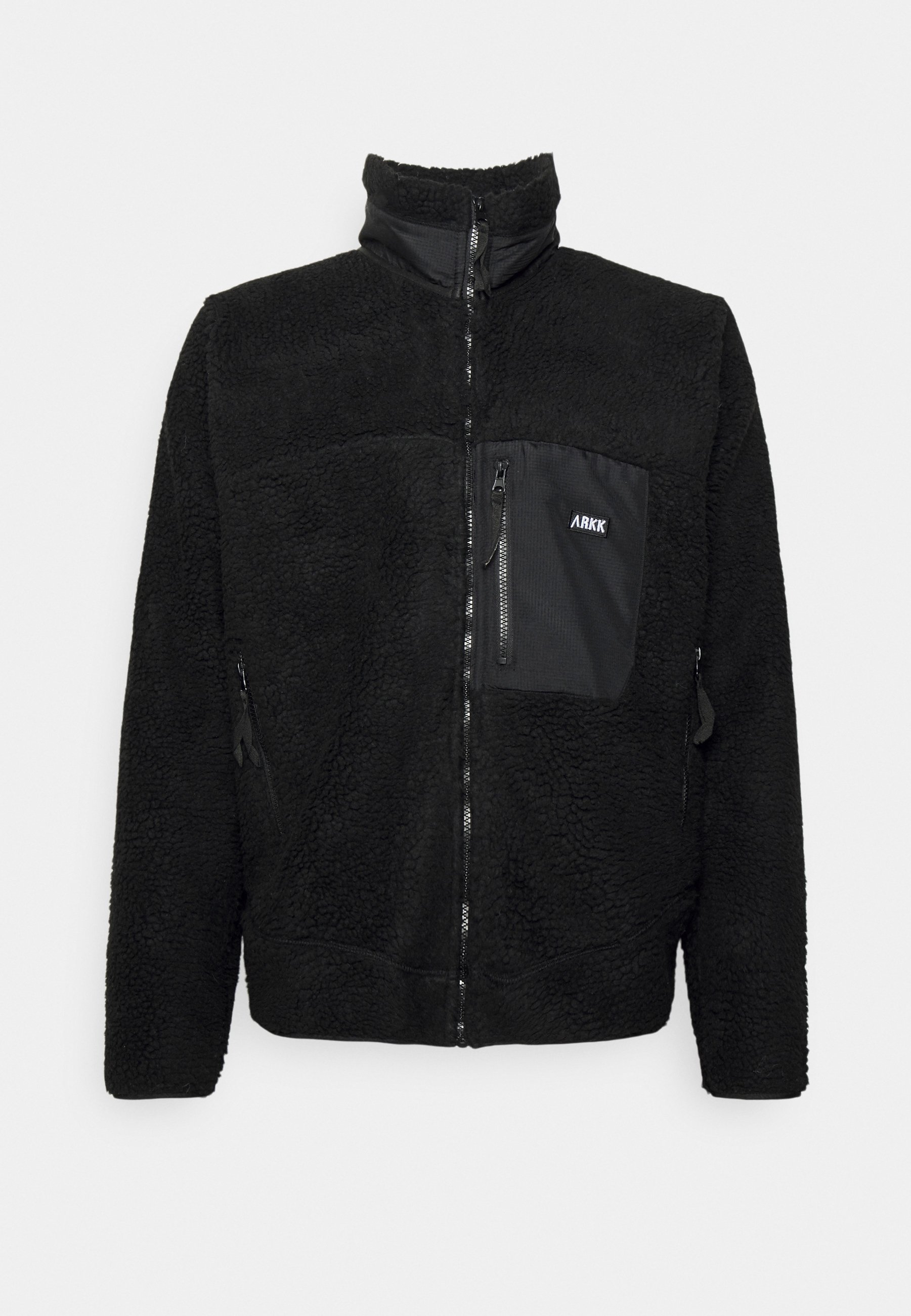 Black fleece jacket