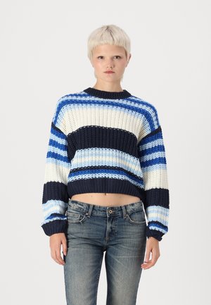 NMCHARLIE O NECK STRIPE - Jumper - multi coloured
