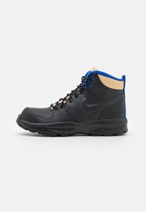 NIKE MANOA LTR (GS) - Sneakers alte - black/sesame/game royal