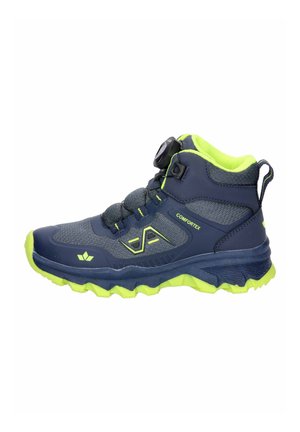 Hiking shoes - marine/lemon