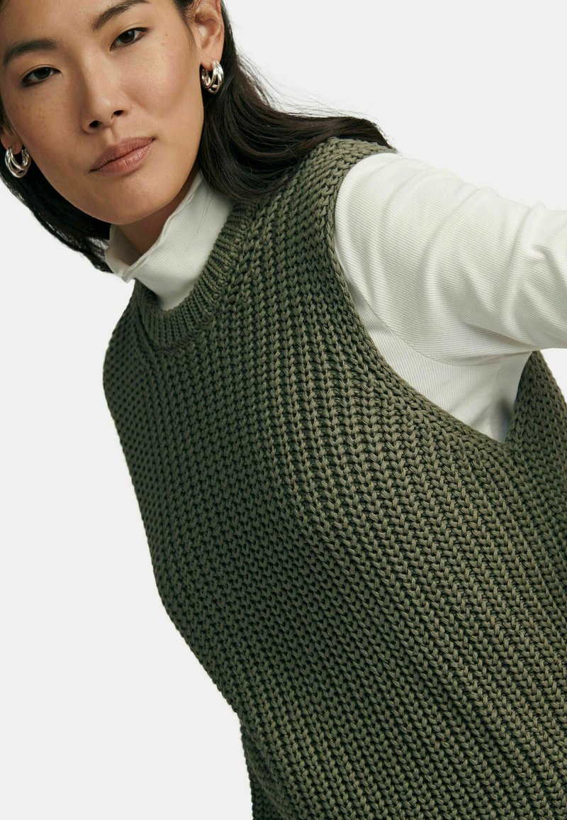 Damen Strickjacken | PETER HAHN Pollunder Strickpullover green/grün - KQ82136 Damen Strickjacken | PETER HAHN Pollunder Strickpullover green/grün - KQ82136