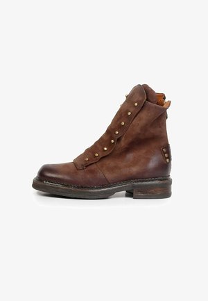 A.S.98, VEILA - Bottines de cowboy / motard - coffee