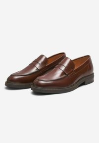 Selected Homme PENNY - Čevlji brez vezalk - cognac