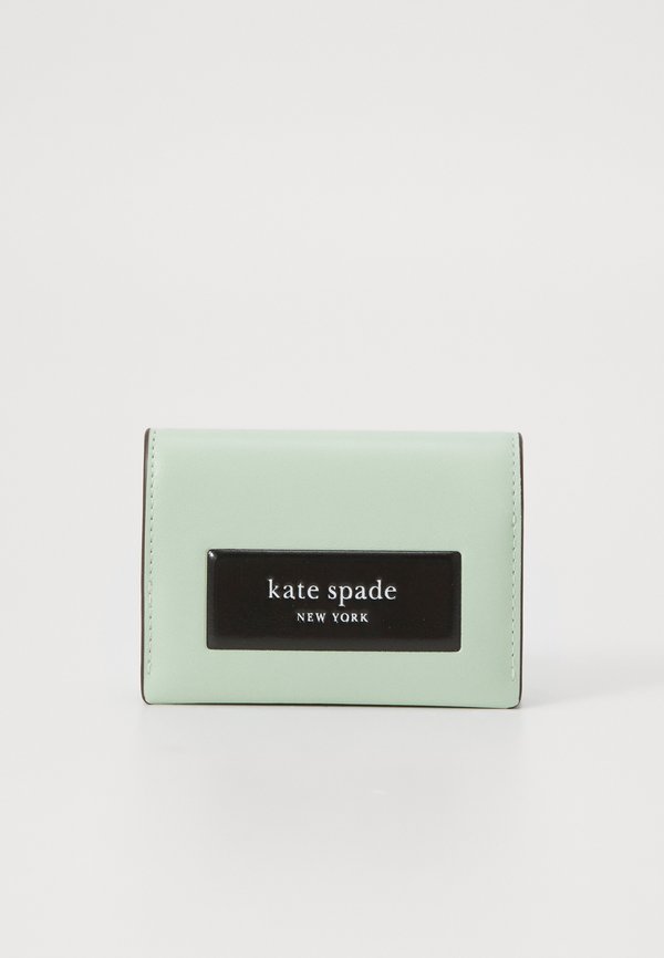 LABEL CARD CASE TRIFOLD WALLET - Wallet - pistachio ice