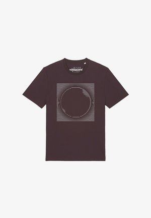 watapparel, SONNENFINSTERNIS UNISEX - T-shirt imprimé - red brown