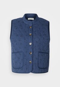 VEST - Strukirani kaput - blue