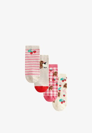 Next, HAMISH THE HIGHLAND COW STRIPE TRAINER SOCKS 4 PACK - Sneaker-Socken - strawberries