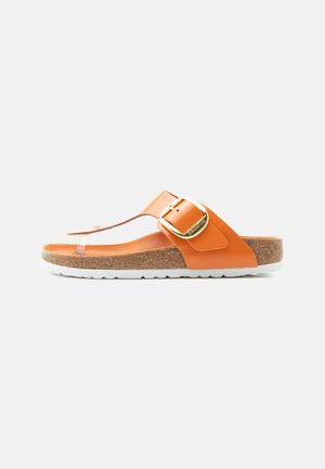 Birkenstock GIZEH LENA HEXS NARROW - Sandales tongs - kurkuma