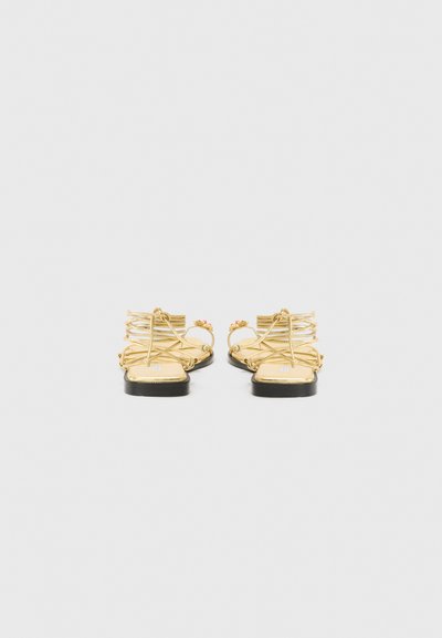 Nodaleto BULLA - T-bar sandals - gold-coloured