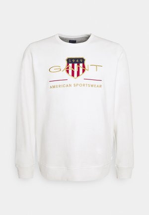 PLUS ARCHIVE SHIELD - Sweatshirt - eggshell