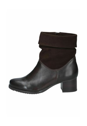 Caprice, STIEFELETTE - Lage laarzen - dk brown comb