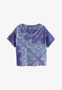Sélectionné, purple bandana print