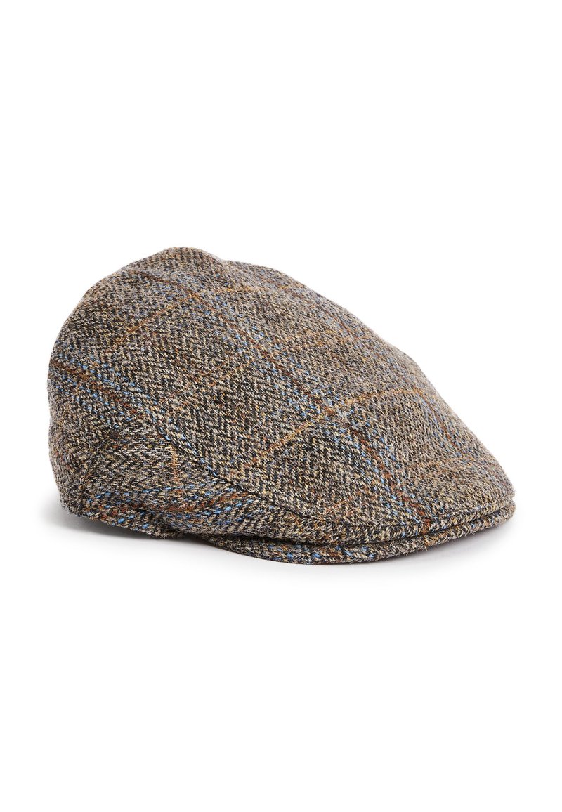 Next CHRISTYS' LONDON FLAT Cap brown check harris tweed/grau