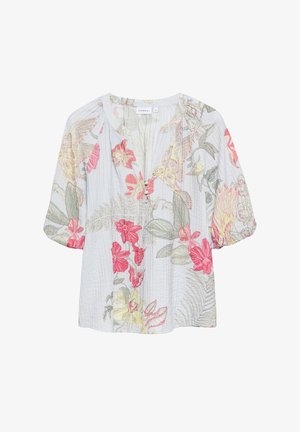 comma, BLUSE - Bluse - hellblau