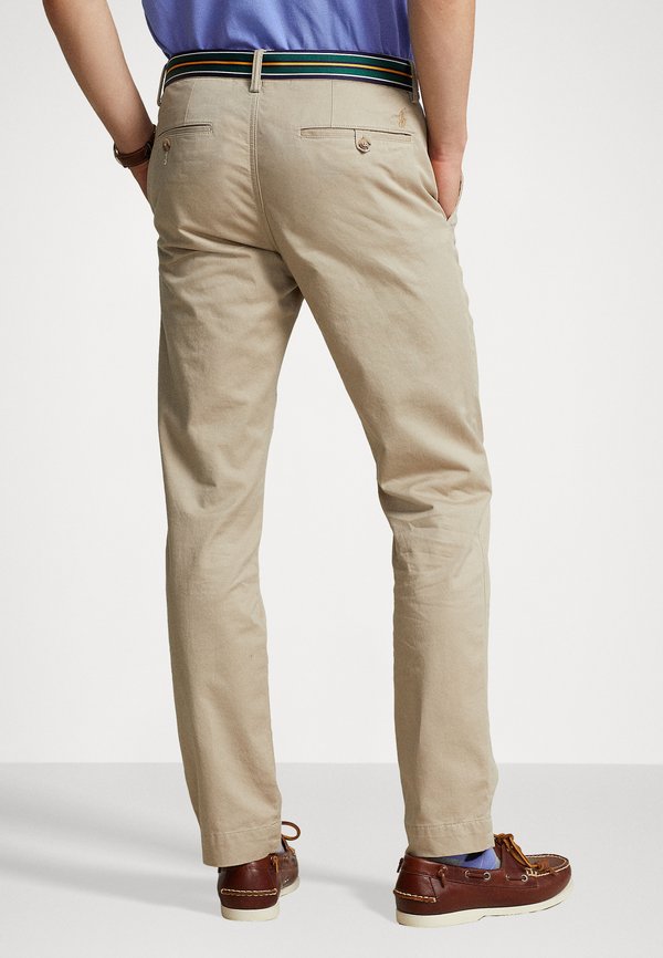 WASHED STRETCH SLIM FIT CHINO TROUSER - Chinos - khaki tan4