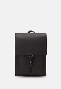 LEATHER UNISEX - Tagesrucksack - black